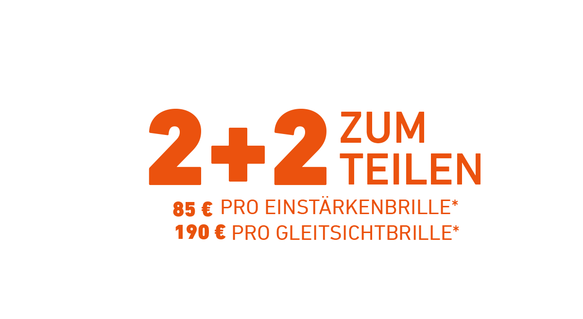 2+2 Angebot von eyes + more exklusiv für club more Mitglieder 2+2 Angebot von eyes + more exklusiv für club more Mitglieder