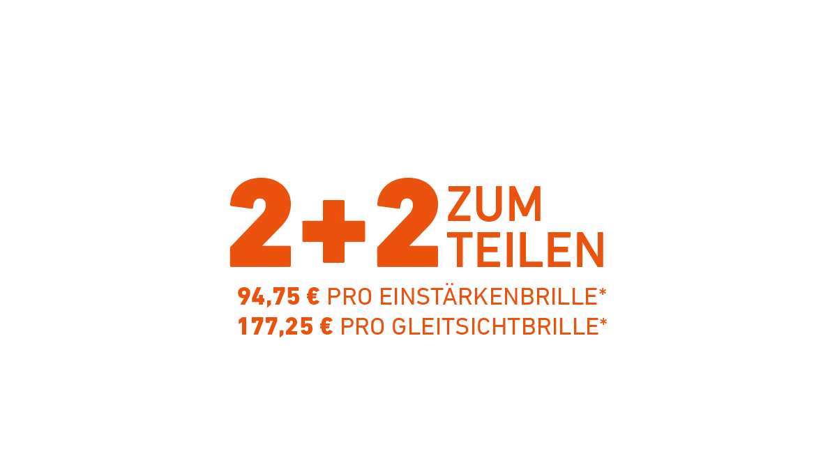 2+2 Angebot von eyes + more exklusiv für club more Mitglieder